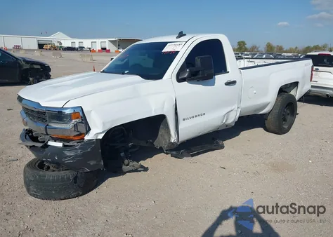 2017 Chevrolet Silverado 1500 Wt z USA, uszkodzony, nr VIN 1GCNCNEH3HZ354904
